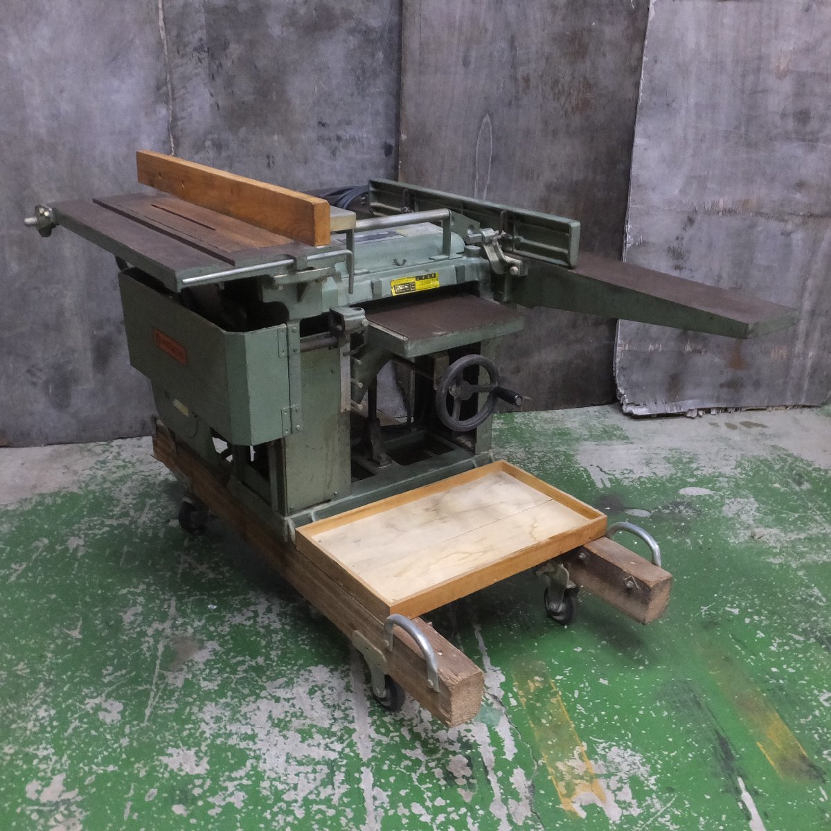 ◆HITACHI 日立工機 310mm 万能木工機 PU100F 自動かんな盤 木工機械 100V 50/60Hz◆_画像3