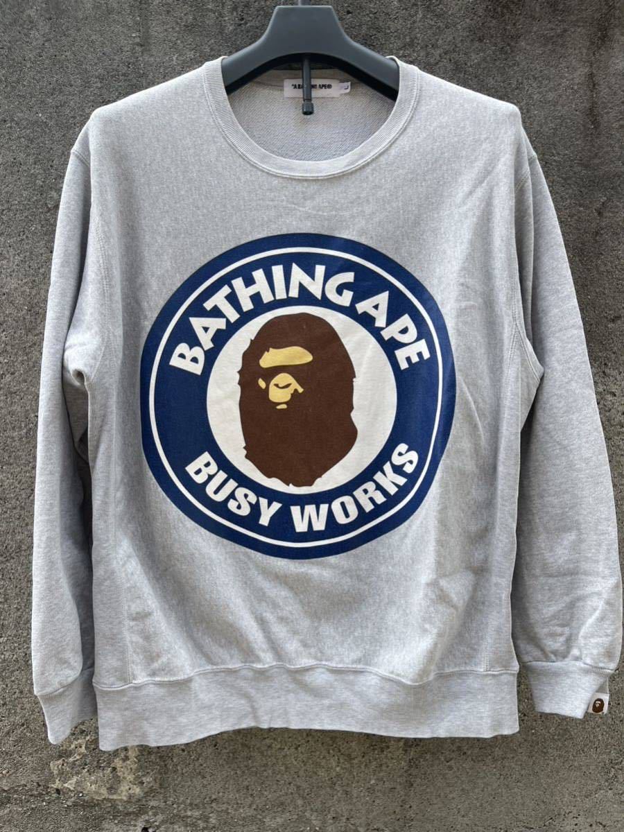 上品 リバースウィーブ WORKS BUSY Weave Reverse BAPE CLASSICS APE