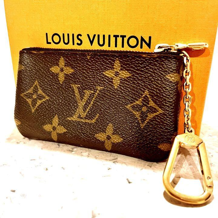 極美品 ルイヴィトン ケース入れ 茶色 モノグラム ポシェット・クレ