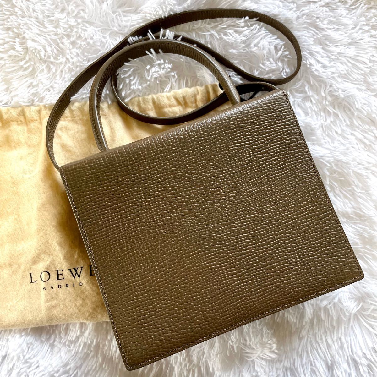 専用 激レア ロエベ LOEWE ショルダーバッグ バルセロナ グレージュ