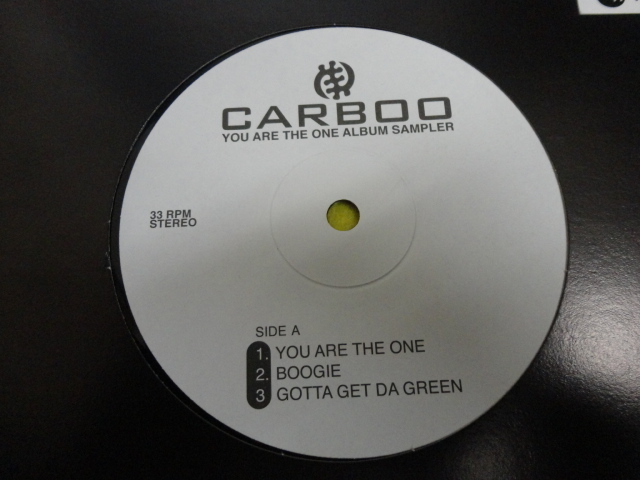 Carboo You Are The One 超絶キャッチー 12EP Boogie / Gotta Get Da Green / Dance The Night Away / Baby Love 収録　視聴_画像2