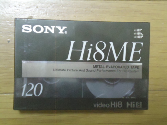  ★ソニー SONY　videoHi8 ビデオカッセットテープ　E6-120HIME 未使用品★_画像1
