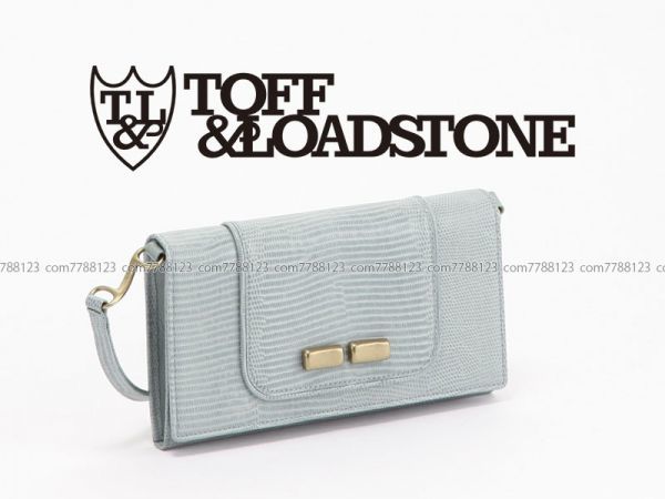 未使用４万《TOFF & LOADSTONE》長財布 ショルダー バッグ エリオポール トフ アンド ロードストーン 財布 ポシェット リザード 本革_画像1