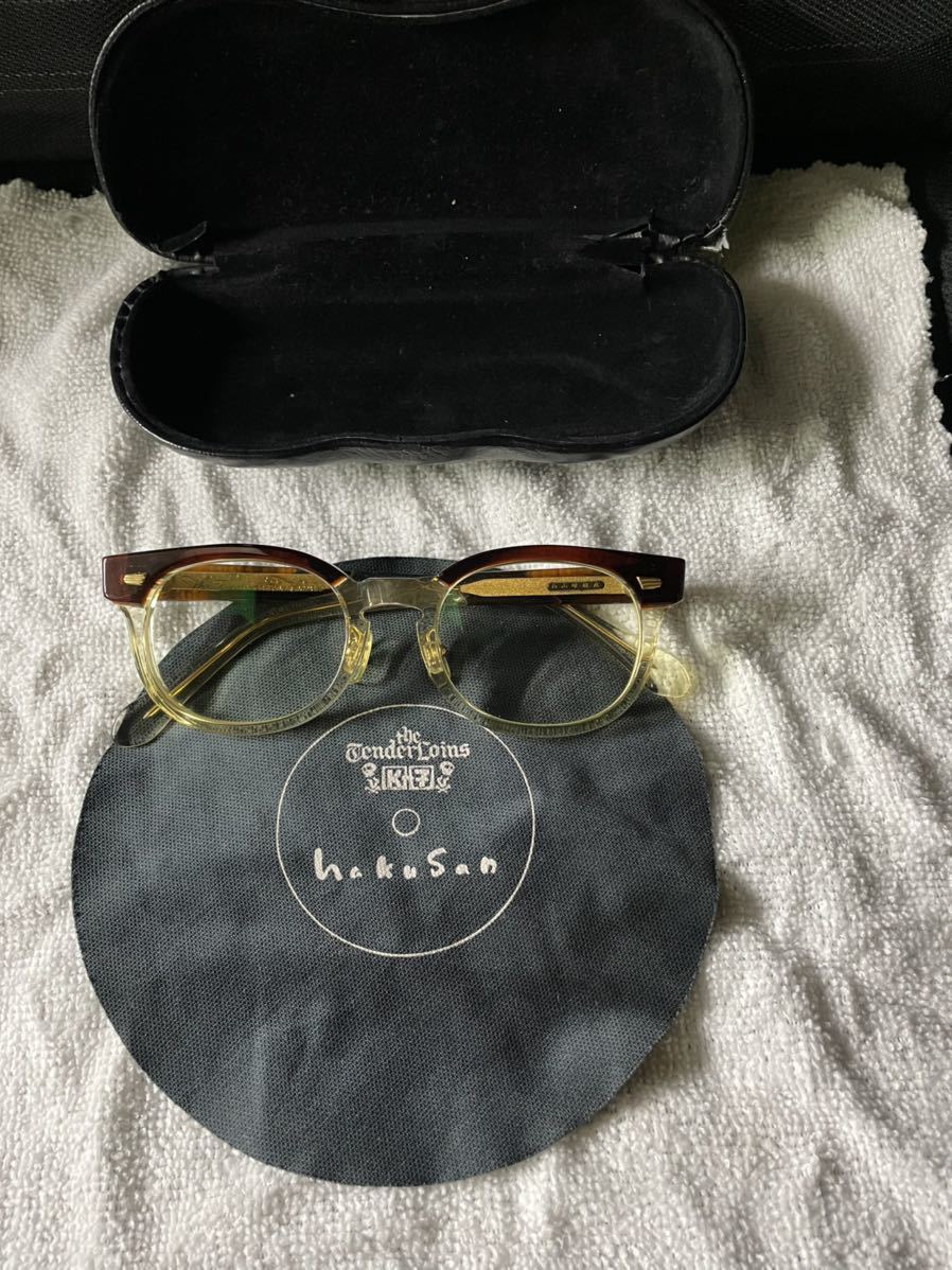 テンダーロイン × 白山眼鏡 T-JERRY メガネ サングラス 眼鏡 ブラック