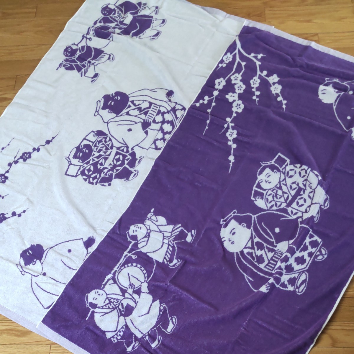 新品 すもう 大相撲 バスタオル 2枚セット 大阪場所 升席 相撲グッズ 大判 今治タオル 同色2枚組