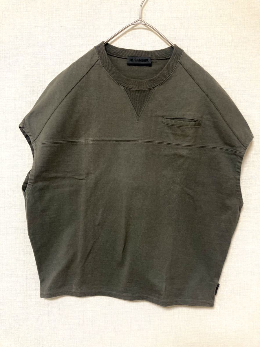 ジルサンダー JIL SANDER ノースリーブ トップス tシャツ ベスト ジルサンダー JIL SANDER ノースリーブ トップス tシャツ ベスト