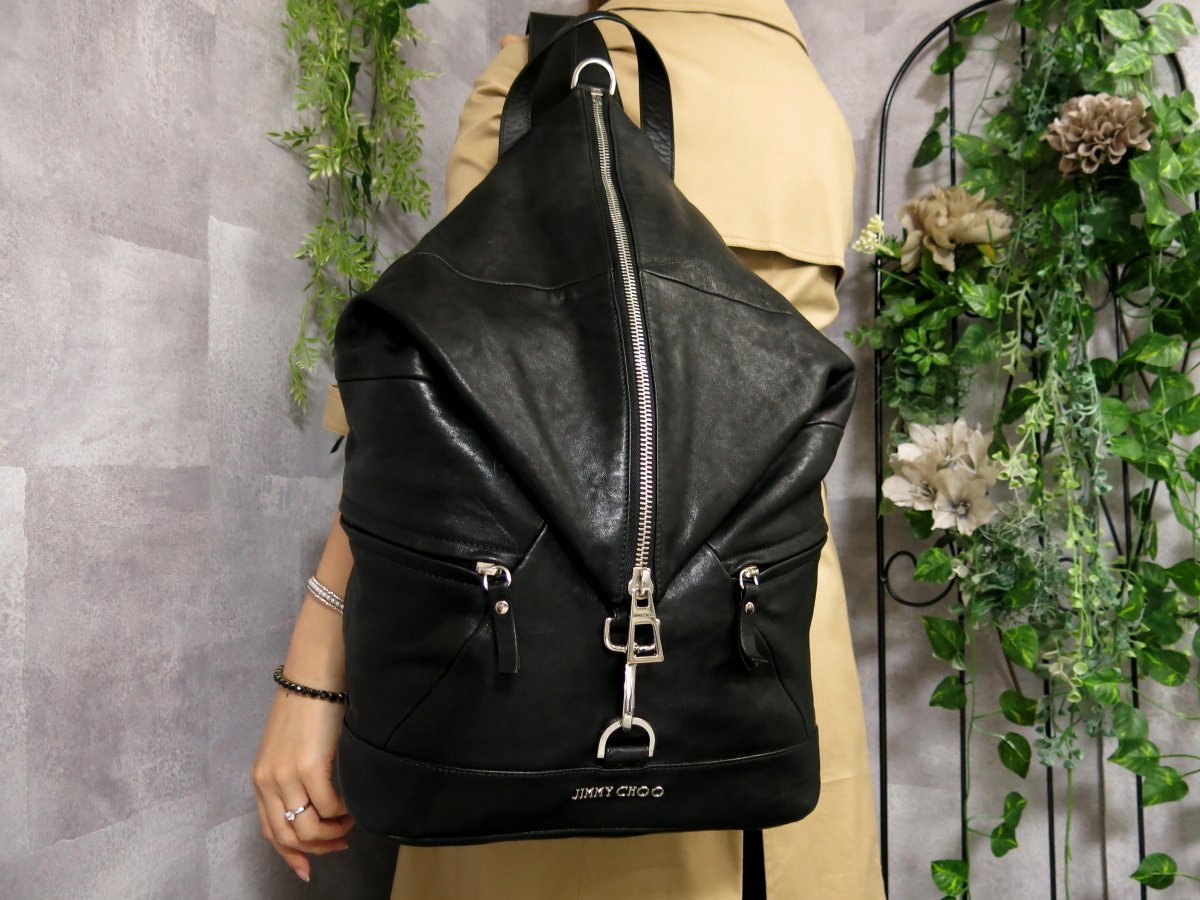 ○超美品○JIMMY CHOO ジミーチュウ○フィッツロイ○カーフ レザー 本