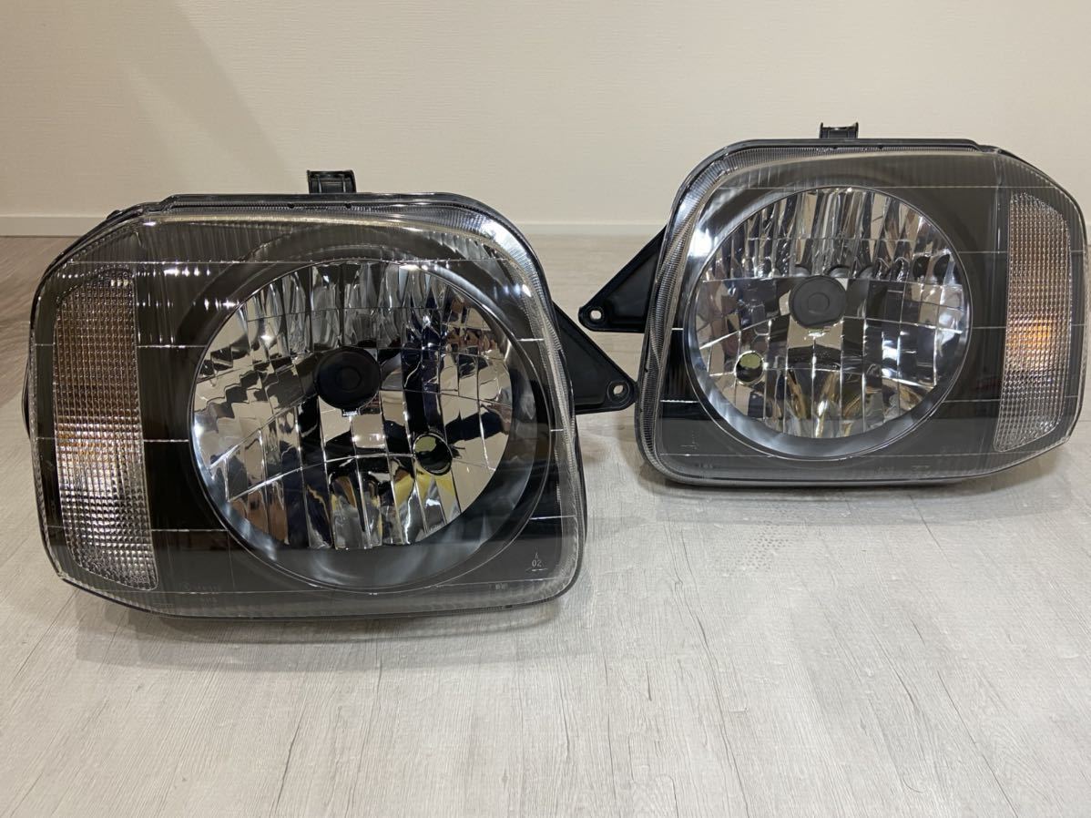 ヤフオク! - 【美品】ジムニー JB23 純正 ヘッドライト 左右...