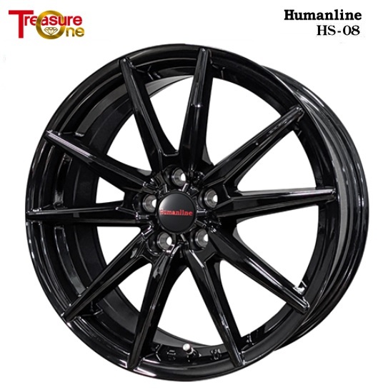 新品4本SET HS-08 7.0J+48 5H-114.3 ブリヂストン BLIZZAK VRX2 215/60R17インチ GA RVR CX-30 E52系 エルグランド エクストレイル_画像6