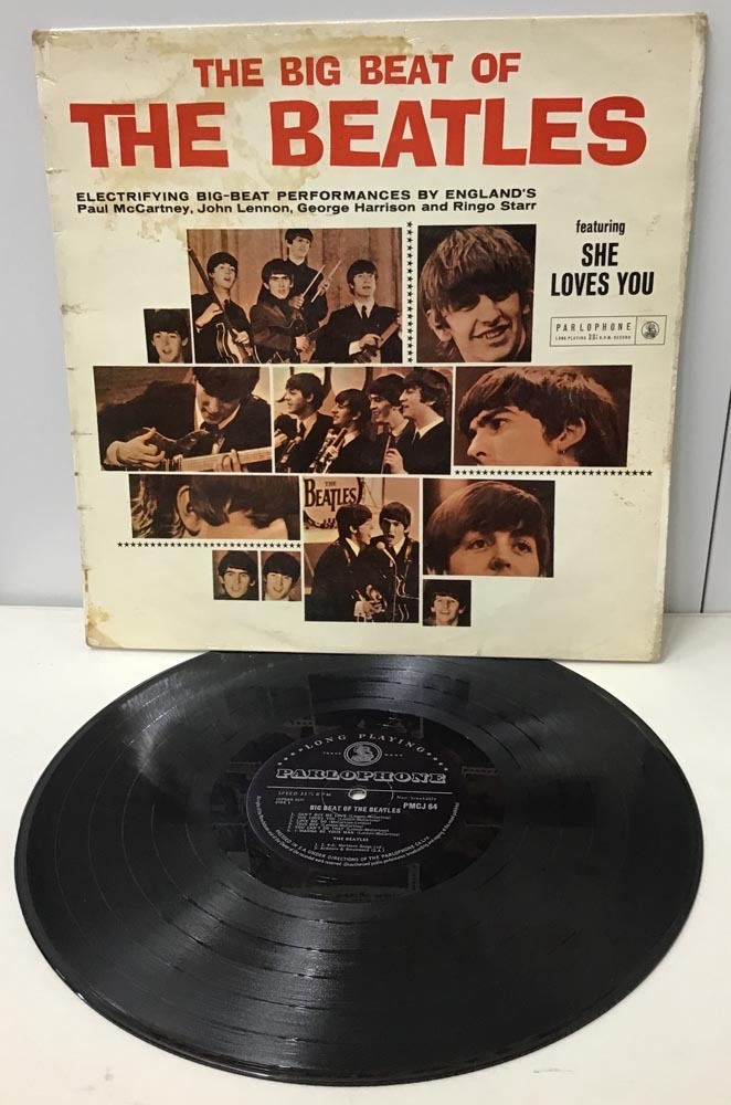ビートルズ「THE BIG BEAT THE BEATLES」南アフリカ盤LP shuma.mx