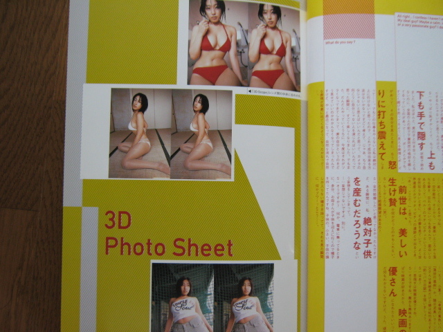 佐藤寛子写真集◆月刊佐藤寛子◆複数落札値引あり◆3Dスコープ付◆複数落札値引あり◆2点目落札から50円ずつ値引き◆クリックポスト_画像5