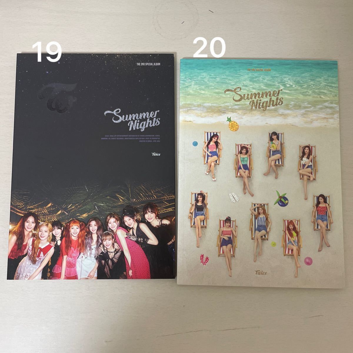 TWICEトレカセット summer nights THE 2ND SPECIAL ALBUM 2種類 セット