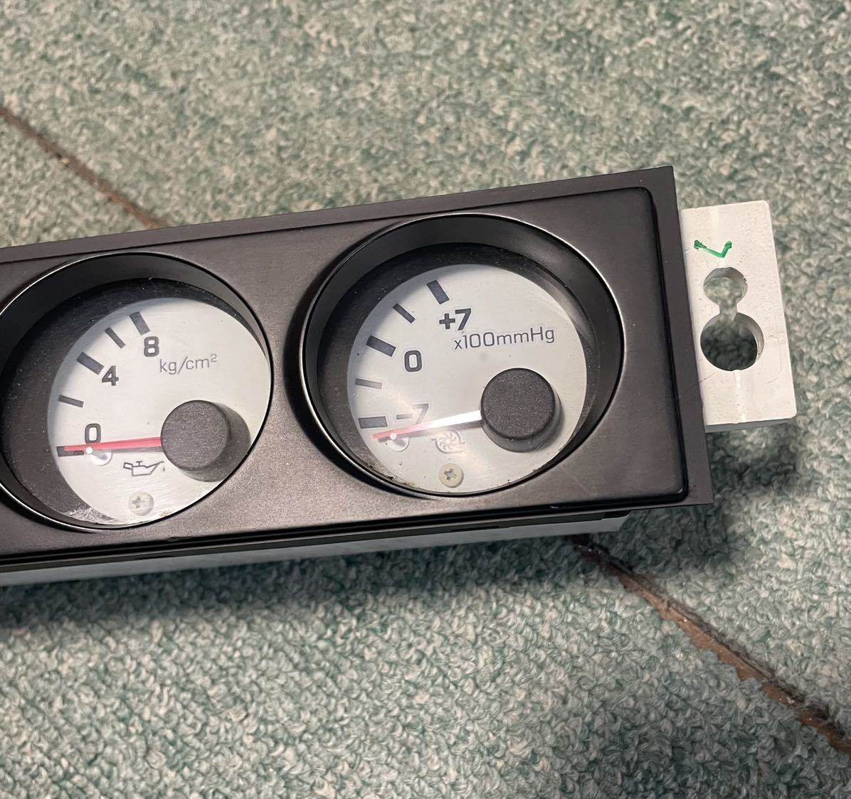 [ rare!] Nissan S14 Silvia latter term original 3 scale meter meter panel water temperature gage boost controller voltmeter oil pressure gauge NISSAN Silvia JDM previous term 