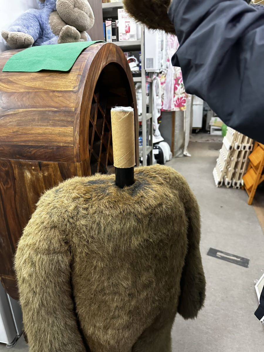 アメリカで買ってきた 熊 110cm ぬいぐるみ 店頭 アメリカで買ってきた 熊 110cm ぬいぐるみ 店頭