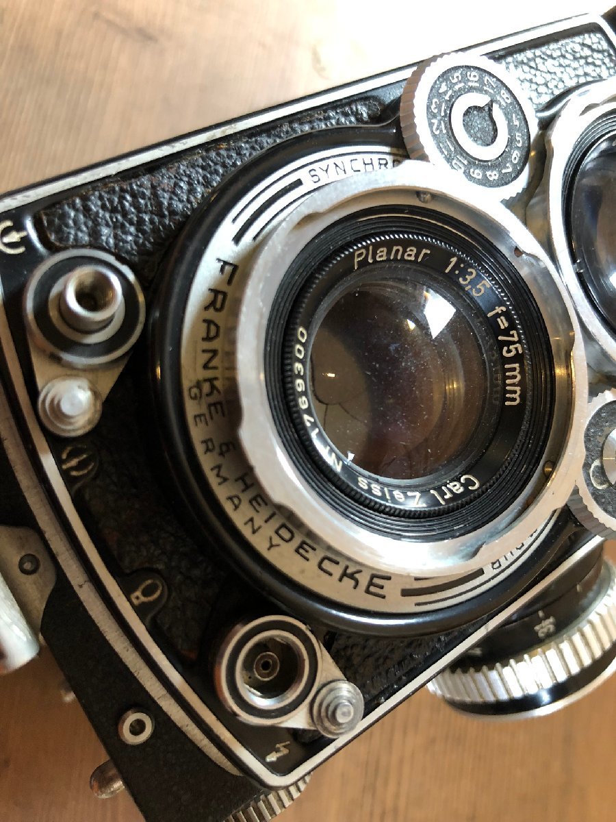 used 現状品 ローライフレックス Rolleiflex 3.5E Planar プラナー 75mm _画像8