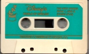  Disney Disney\'s WORLD OF ENGLISH BOOK 1 SIDE A&B кассетная лента ))ygc-0694