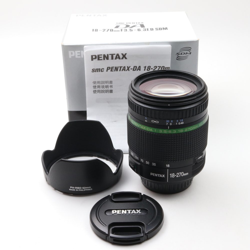 通信販売 PENTAX 高倍率ズームレンズ DA18-270mmF3.5-6.3ED SDM K