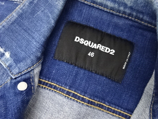 J23◇ 〈DSQUARED2 ディースクエアード〉メンズ デニムジャケット G