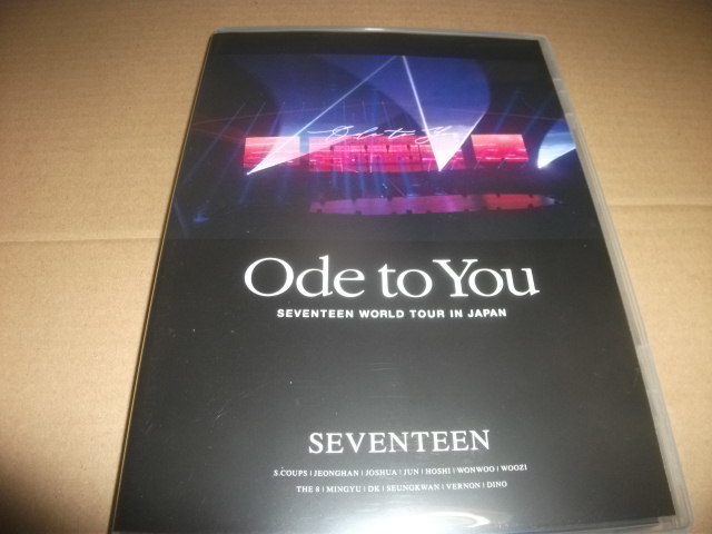 Blu-ray SEVENTEEN Ode to you seventeen world tour in japan 通常盤