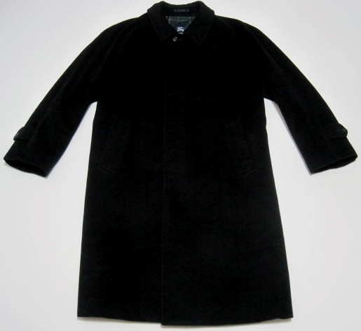 希少サイズLL~2XL 極美品 BURBERRY LONDON 98-185-9 カシミヤ アンゴラ 最高級 ロング コート 黒 ダウン ジャケット バーバリー ロンドン_画像5