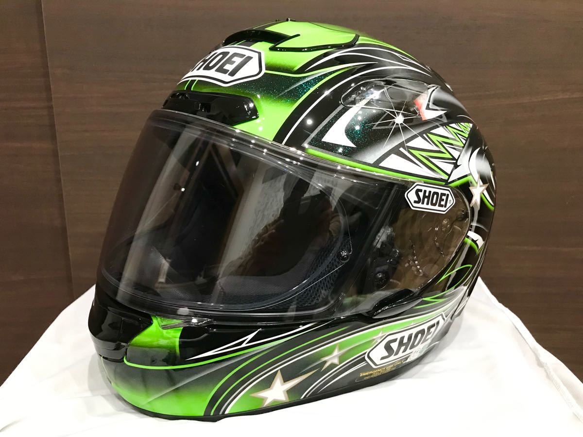 オックスフォードブルー SHOEI X-TWELVE X-12 Mサイズ ライトシルバー
