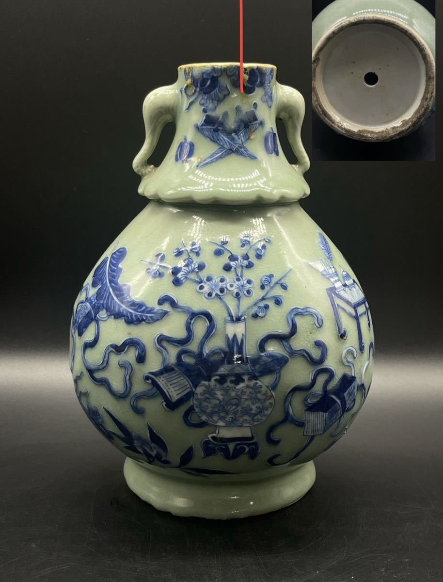 大注目】【大注目】中国美術 十錦手 龍文蓋物壺 時代物 清朝期 骨董品