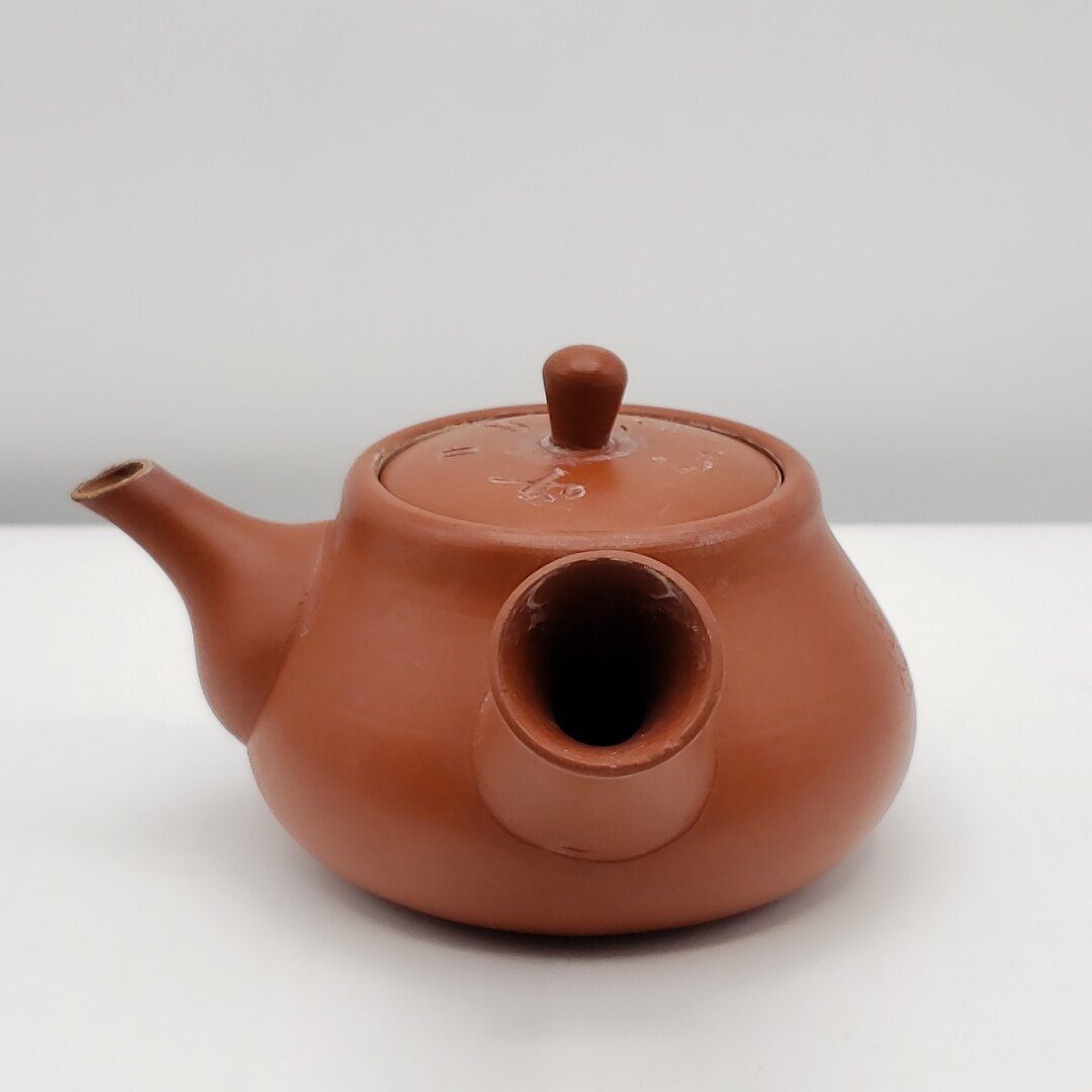  small teapot . three . mud Tokoname . ten thousand old . box none . tea utensils . tea utensils tea utensils pot ceramic art goods handicraft antique retro [60e890]