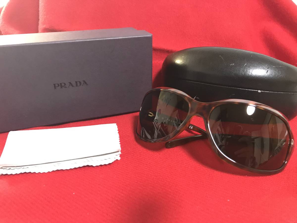 有名な PRADA プラダ サングラス SPR14G GACKT着用モデル ブラウン