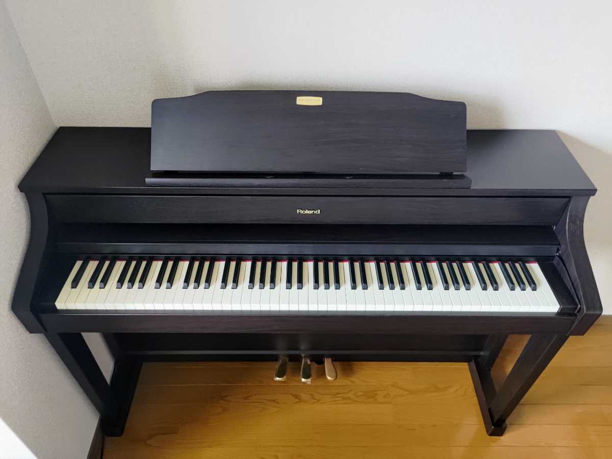 ヤフオク! - Roland 電子ピアノ HP508 2014年製 ローズ