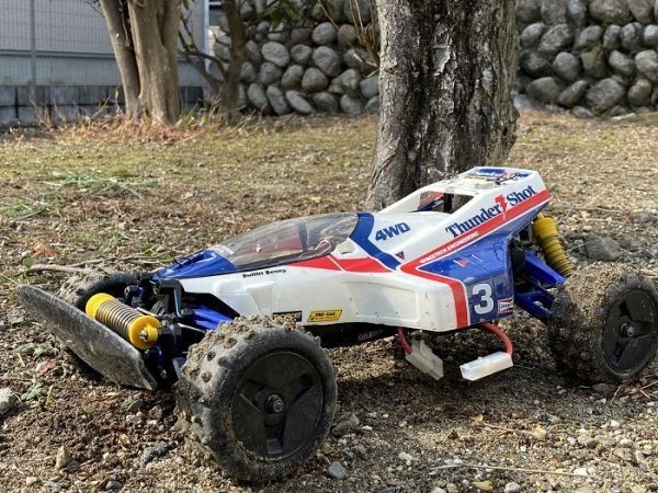 タミヤ ラジコンカー 1/10 電動RCカーシリーズ サンダーショット 2022 レーシング 組立必要 No.706_画像1