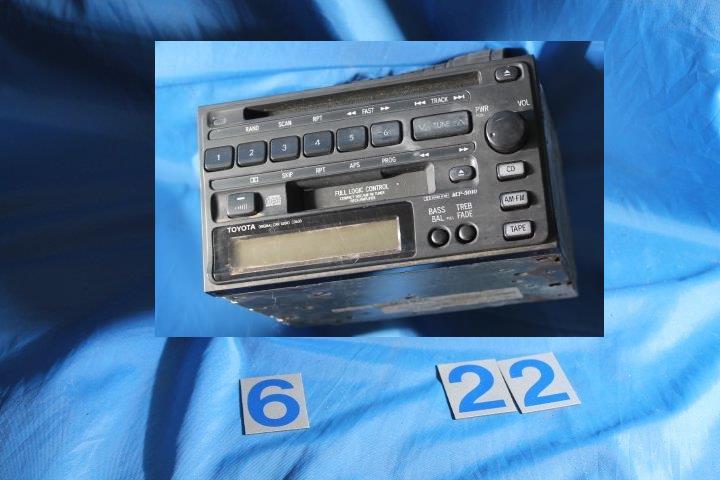 K-156-1 Toyota original CD/ radio tuner / cassette audio FH-9686ZT 08600-00540