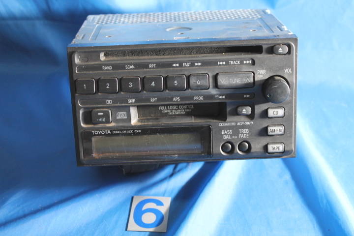 K-156-1 Toyota original CD/ radio tuner / cassette audio FH-9686ZT 08600-00540