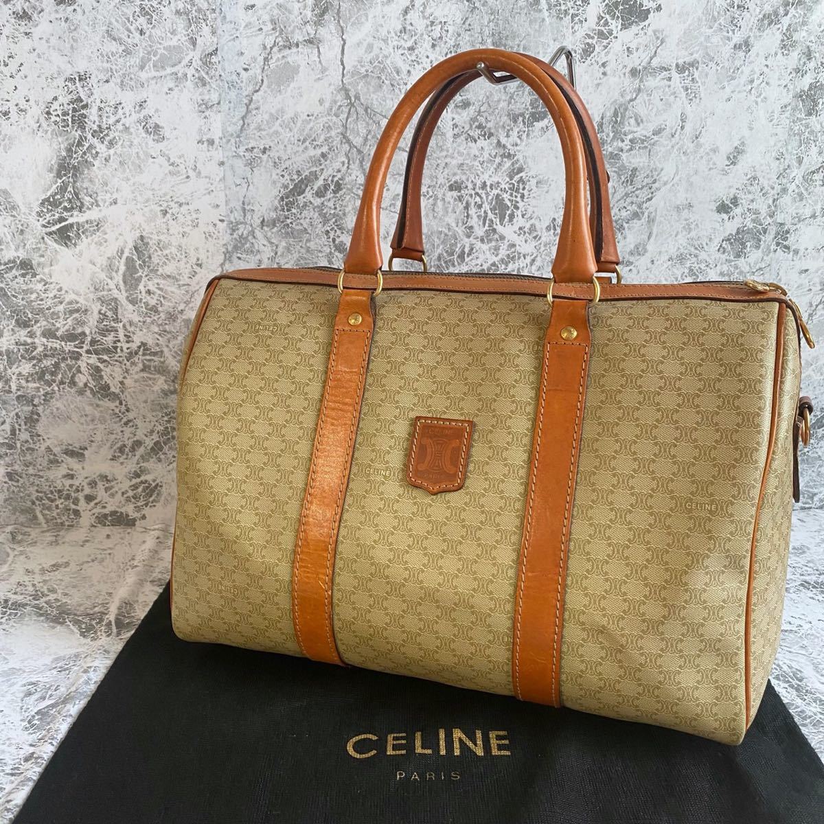 CELINE セリーヌ ハンドバッグ マカダム トリオンフ ミニボストン