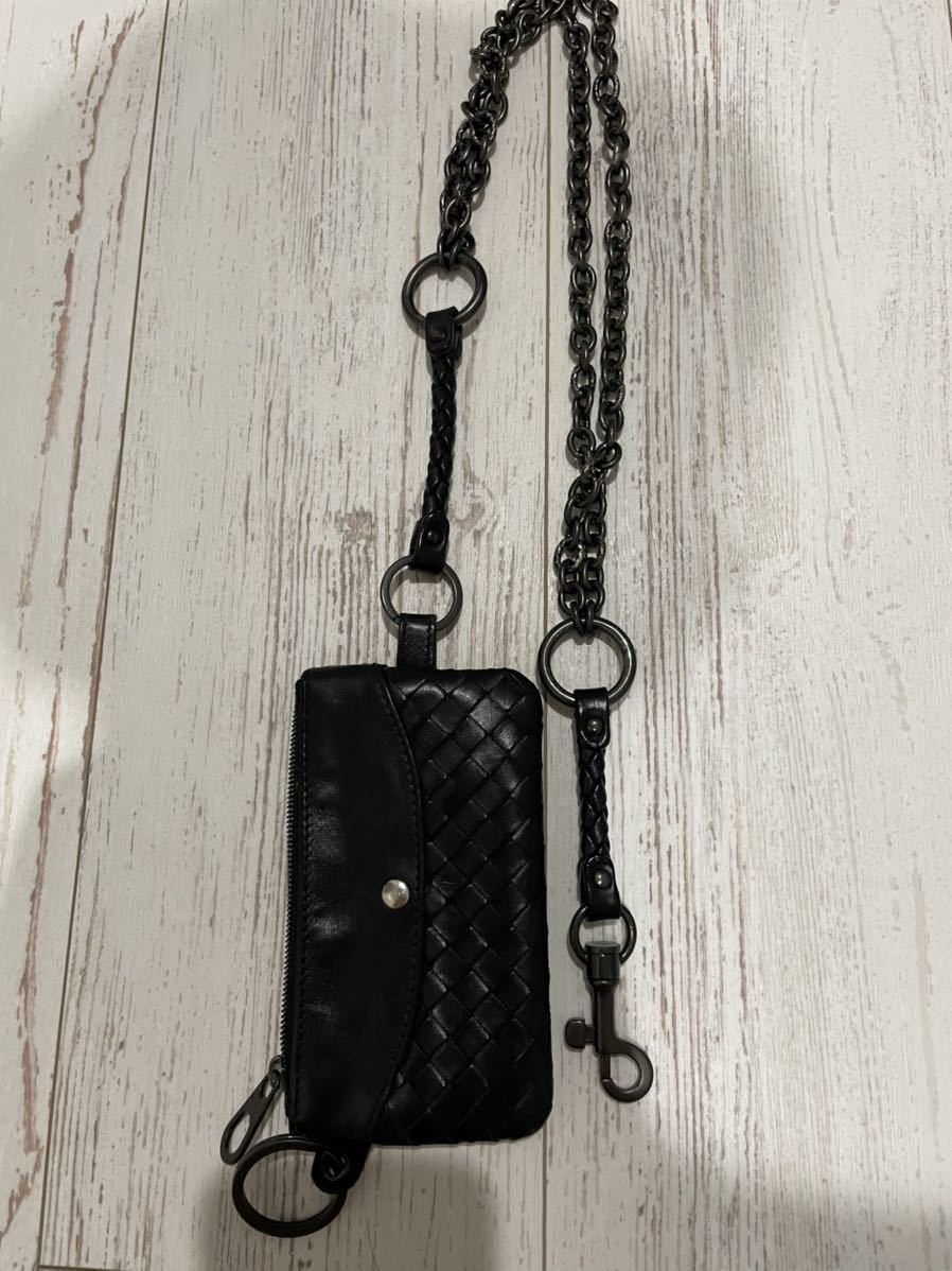 ボッテガヴェネタ 財布 ウォレットチェーン 木村拓哉私物 希少 ボッテガヴェネタ 財布 ウォレットチェーン 木村拓哉私物 希少
