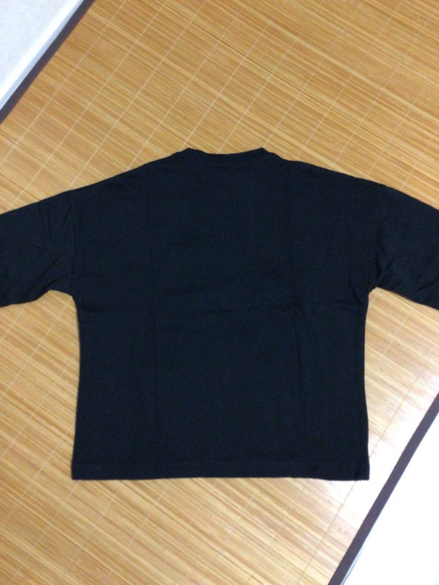  новый товар не использовался с биркой ma- bell MARVEL футболка с длинным рукавом cut and sewn 140cm хлопок 100% чёрный цвет черный 