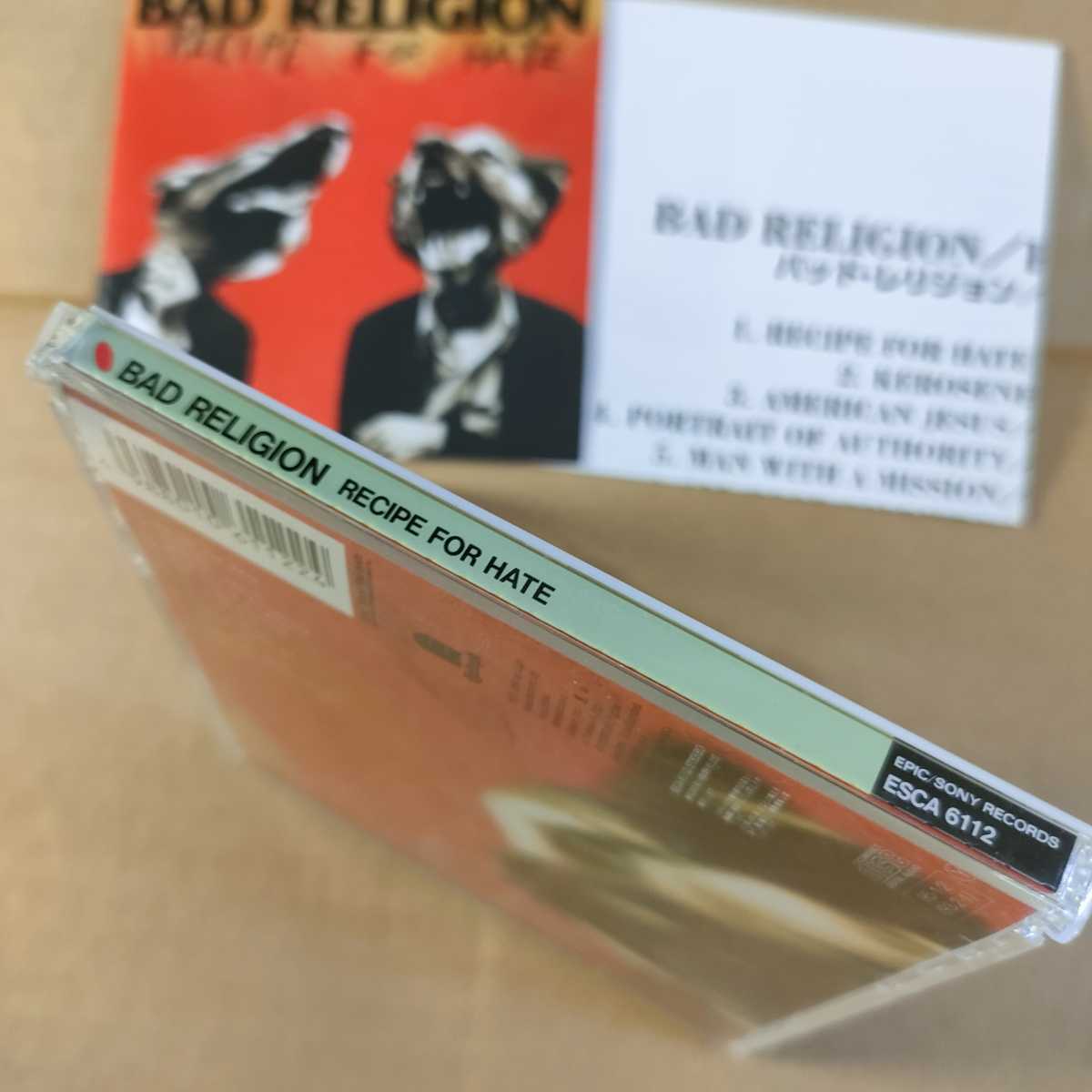 中古CD BAD RELIGION / バッド・レリジョン『RECIPE FOR HATE』国内盤/帯無し ESCA-6112【1211】|Yahoo!フリマ(旧PayPayフリマ) 中古CD BAD RELIGION / バッド・レリジョン『RECIPE FOR HATE』国内盤/帯無し ESCA-6112【1211】|Yahoo!フリマ(旧PayPayフリマ)