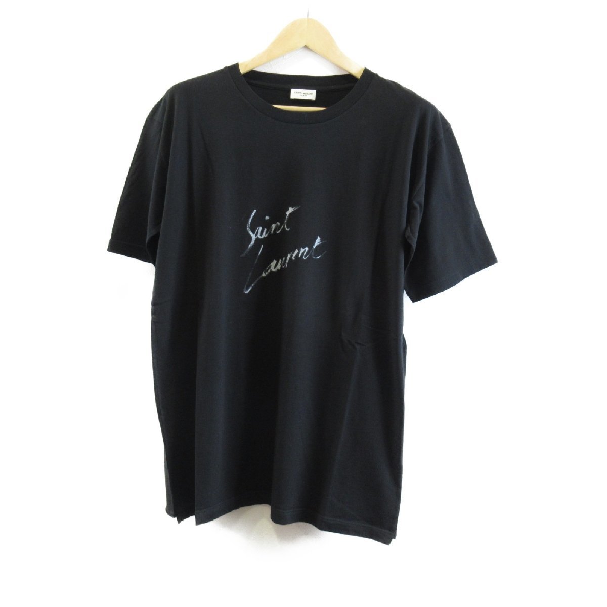SAINT LAURENT サンローラン 半袖Tシャツ 半袖Ｔシャツ ブラック系 