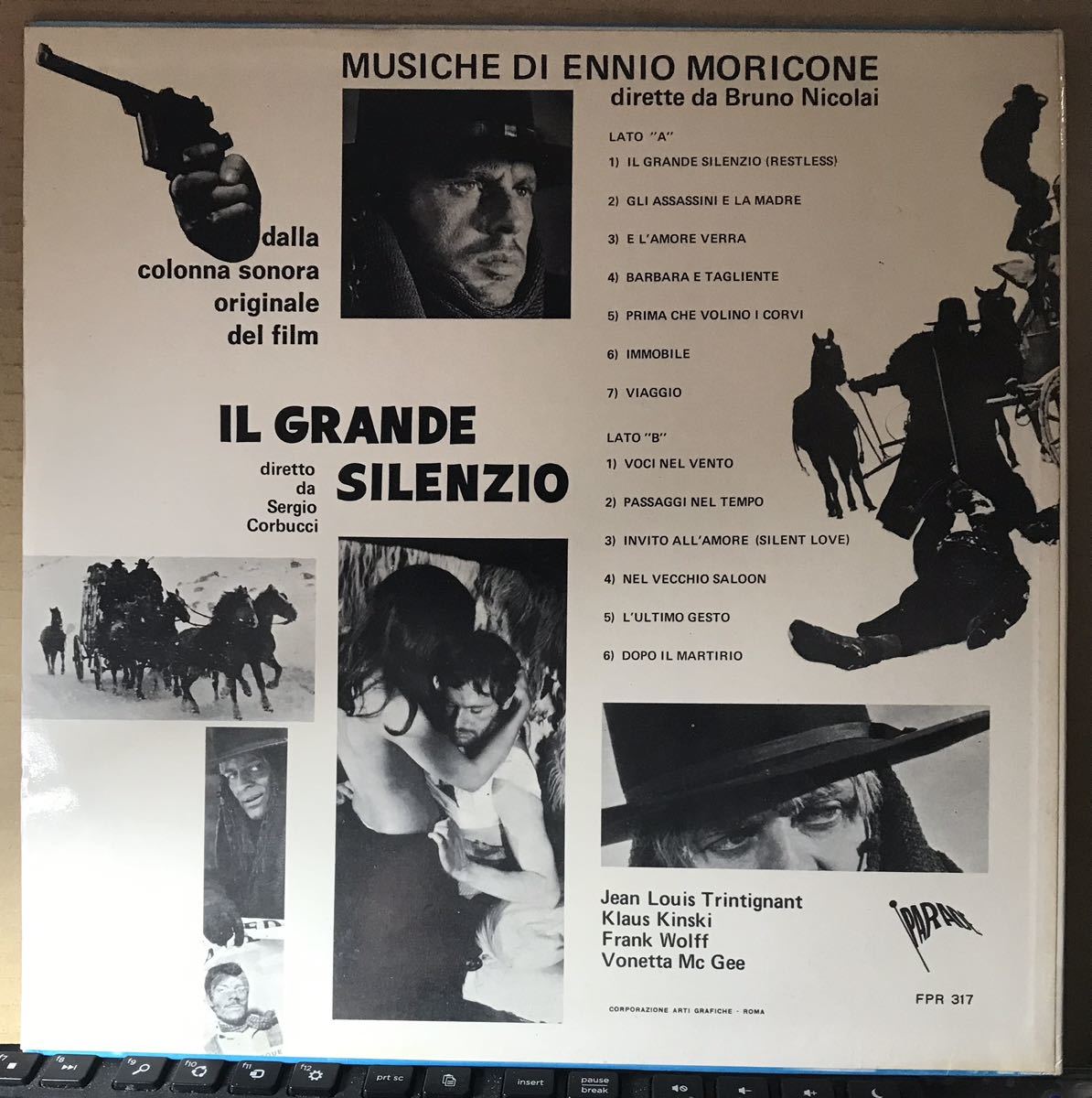 Ennio Morricone Il Grande Silenzio Italy original 