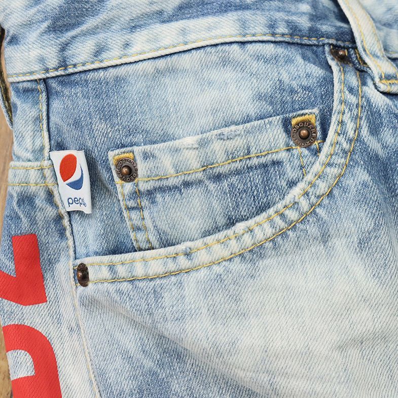 春夏/DSQUARED2/44サイズ/デニム ハーフ パンツ S78MU0024 ペプシ
