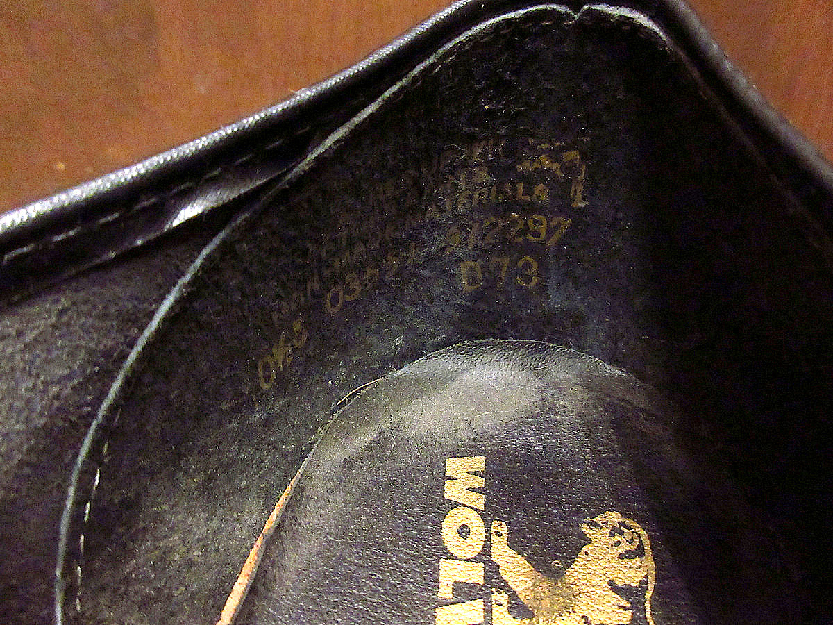  Vintage 70*s80*s*DEADSTOCK WOLVERINE leather post man shoes black size 10 1/2*220919k5-m-dshs-285cmuruva Lynn leather shoes 