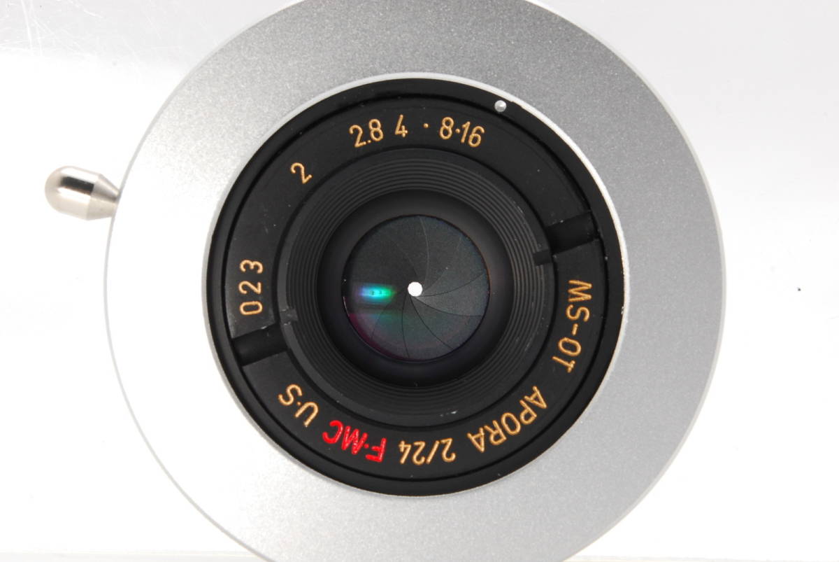 売りファッション [新品未使用品] 宮崎光学 MS-Optics Aporia シルバー 24mm f2 ライカM #32  一眼カメラ用（マニュアルフォーカス）