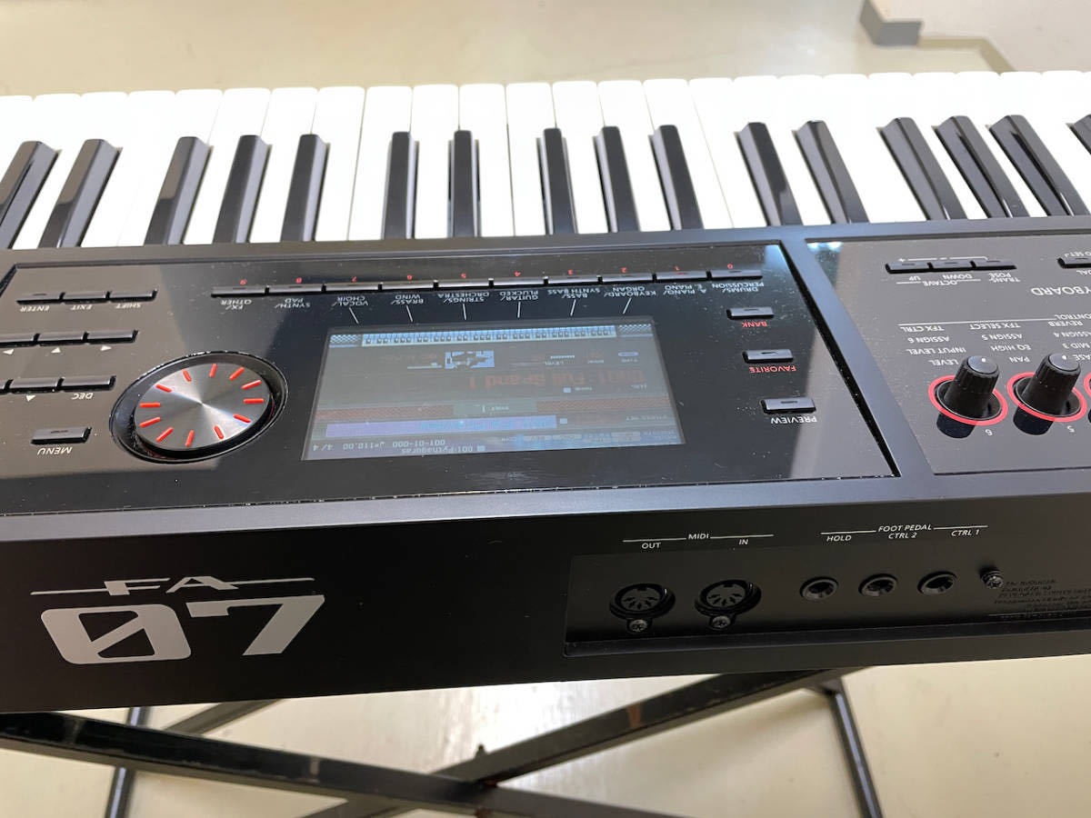 Roland FA-07 シンセサイザー キーボード 76鍵盤 純正ソフトケース