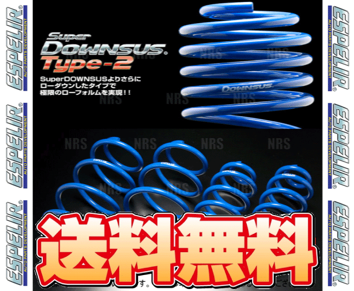 ESPELIR エスペリア スーパーダウンサス Type-2 (前後セット) CX-3 DKEFW PE-VPS H30/5～R2/5 2WD車 (ESM-6220_画像1