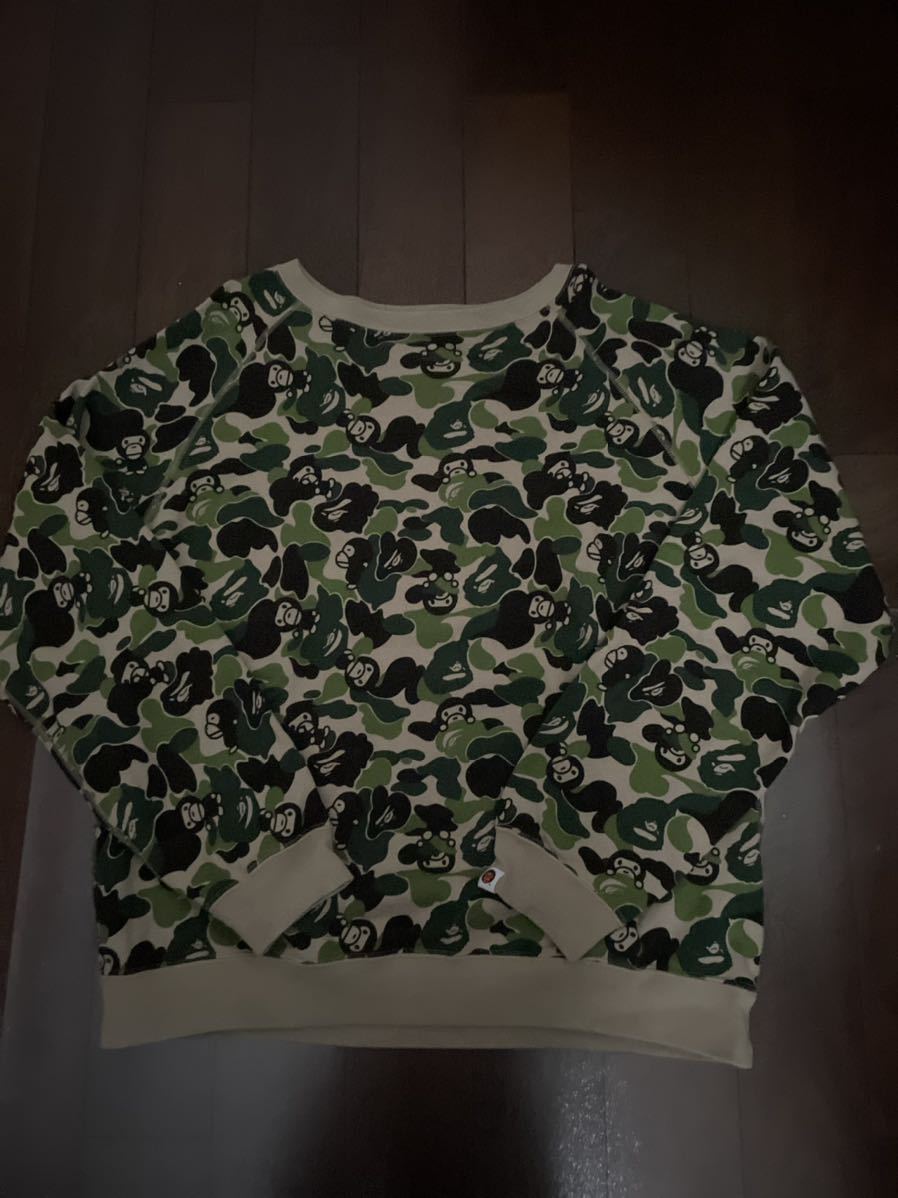 A BATHING APE BAPE マイロ カモフラ スウェット Mサイズ アベイシング 激安オンライン アベイシングエイプ 迷彩 Mサイズ パーカー