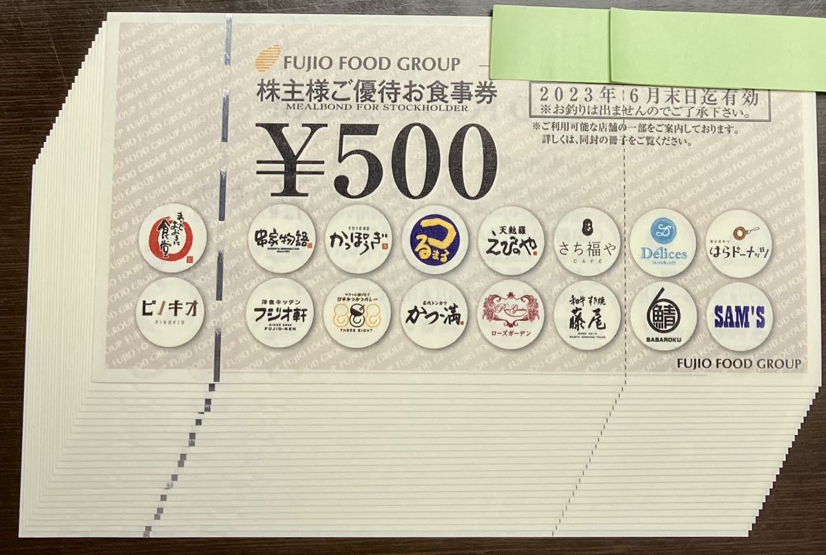 フジオフー】 フジオフード 株主優待券 24000円分 2023年6月末日までの