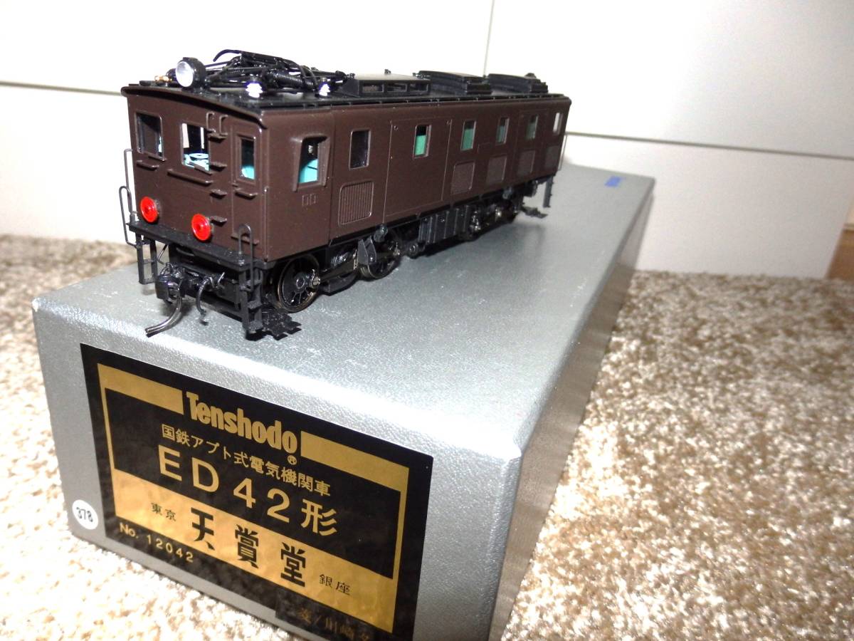 □ 天賞堂 鉄道模型 ED 42 アプト式電気機関車 No.497 電車 箱 □ 天賞堂 鉄道模型 ED 42 アプト式電気機関車 No.497 電車 箱