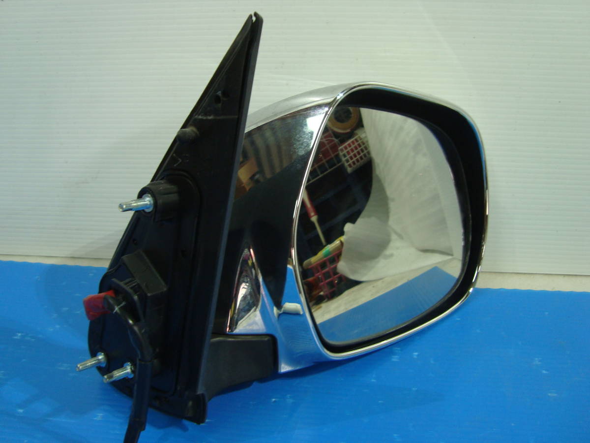 [K217] Hiace 200 series right plating door mirror right side mirror right side plating mirror 