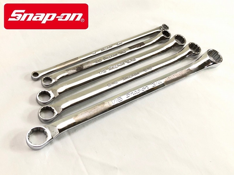 後払い手数料無料】 スナップオン メガネレンチ5本セット 新品