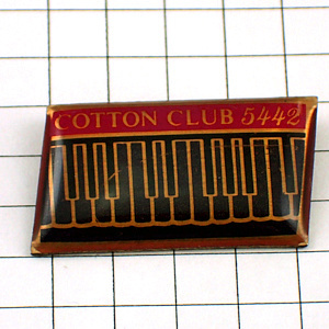  pin badge * cotton Club music piano keyboard * France limitation pin z* rare . Vintage thing pin bachi