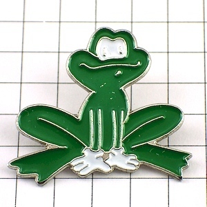  pin badge * white gloves .... frog .* France limitation pin z* rare . Vintage thing pin bachi